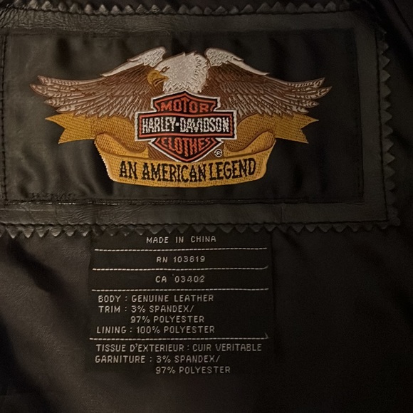 Women’s Harley Davidson leather jacket - Picture 3 of 7